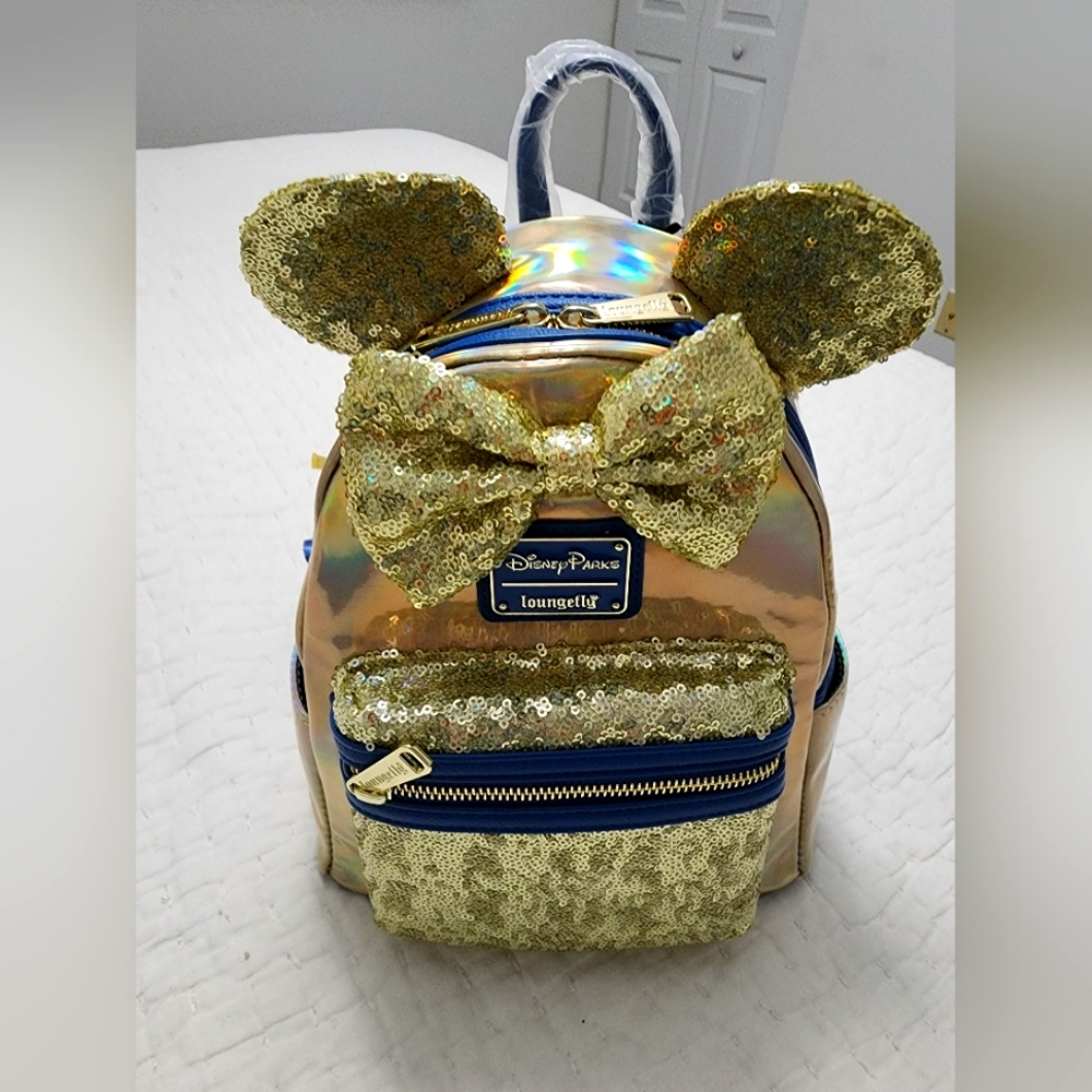 Disney 50th Anniversary EARidescent Loungefly Mini Backpack